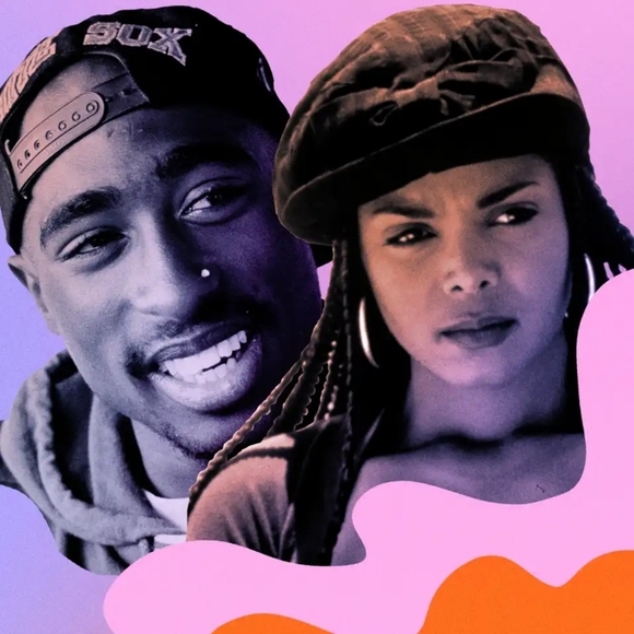 🆕️🆑️ FASHION NOVA GRAPHIC TEE | Retro Poetic Justice with 2 Pac Images White - Picture 2 of 10